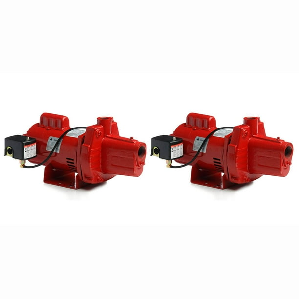 Red Lion RJS-100-PREM 1HP Cast Iron Thermoplastic Shallow Well Jet Pump602208